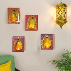 DEEP DWAR LED CANDLE TRADITIONAL JHAROKHA BOX FOR HANGING WALL HANGING CANDLES