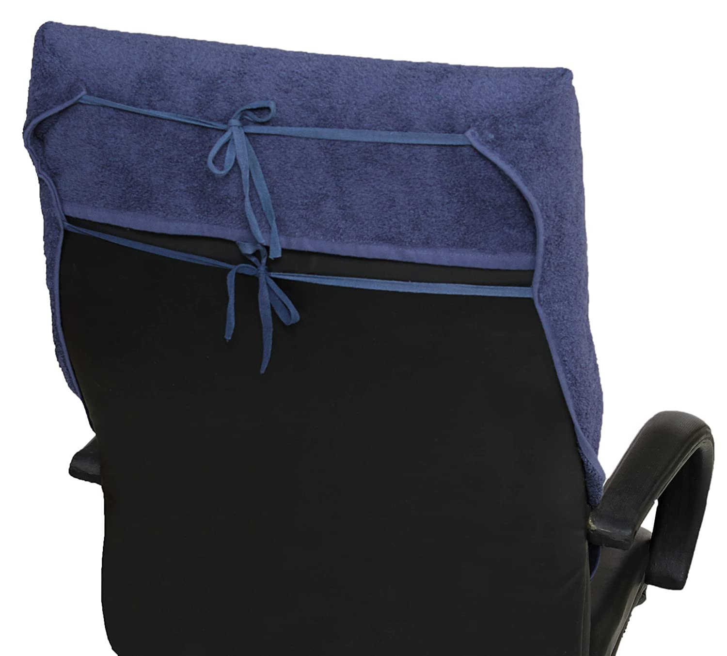 Lrsdaa 100% Cotton Single Large Ultra Soft Chair Towel 550 Gsm (Blue)
