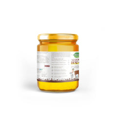 Premium A2 Cow Desi Ghee By Voscure Natural | Good Source Of Healthy Desi Cow Ghee Perfect For Bakes Cookies | (500ml) 16.9 Ounce | Jar Pack