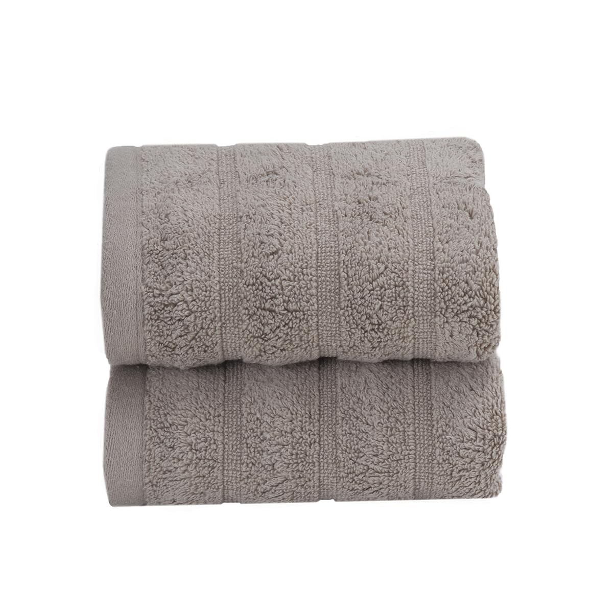 Maspar 100% Cotton Casper Hand Towel 500 Gsm (Beige) - 2 Pcs
