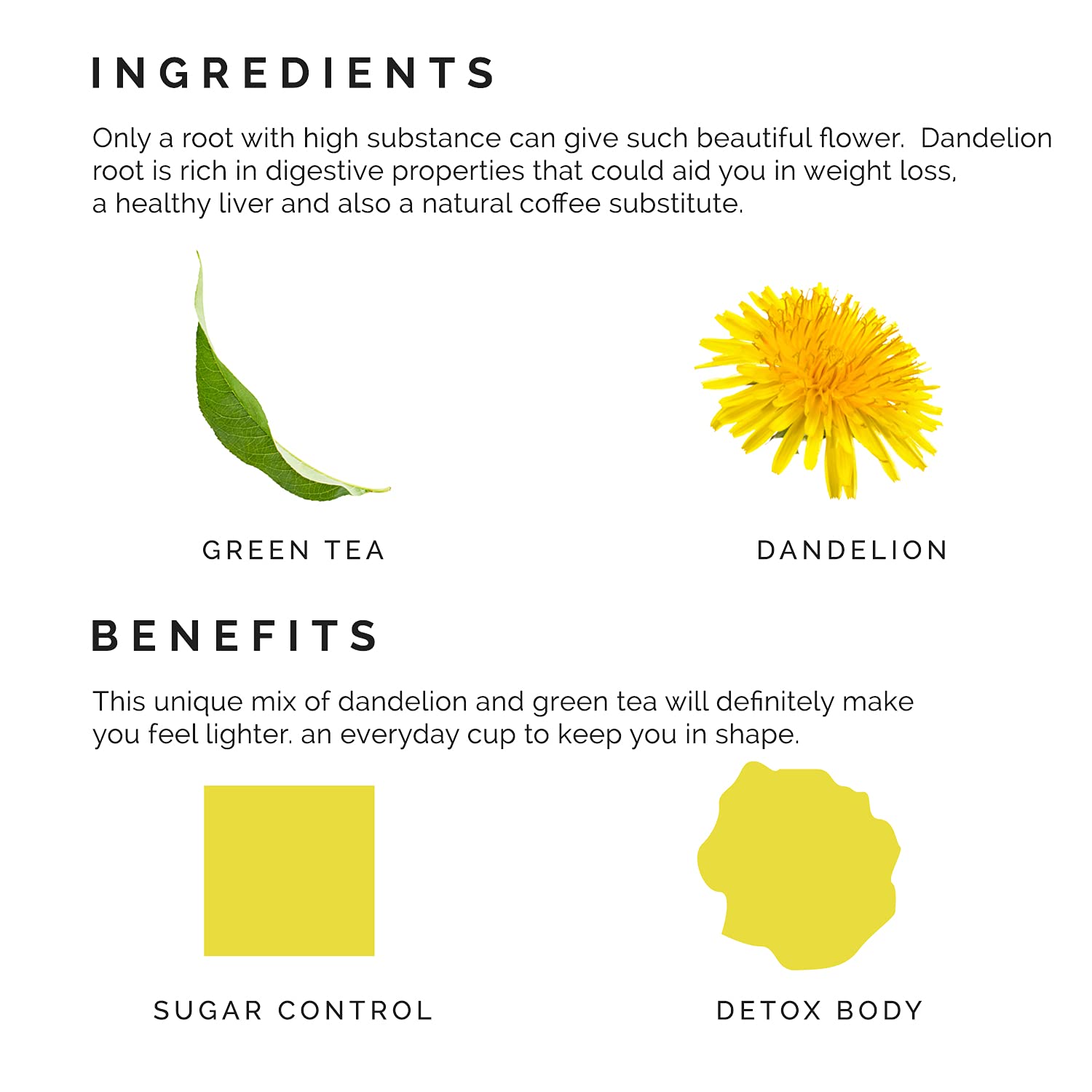 Teabox Dandelion Green Tea - 100gm, 3.5 Ounce | 100% Whole Leaf & 0% Bitterness - Green Tea From The Himalayas | Low Caffeine