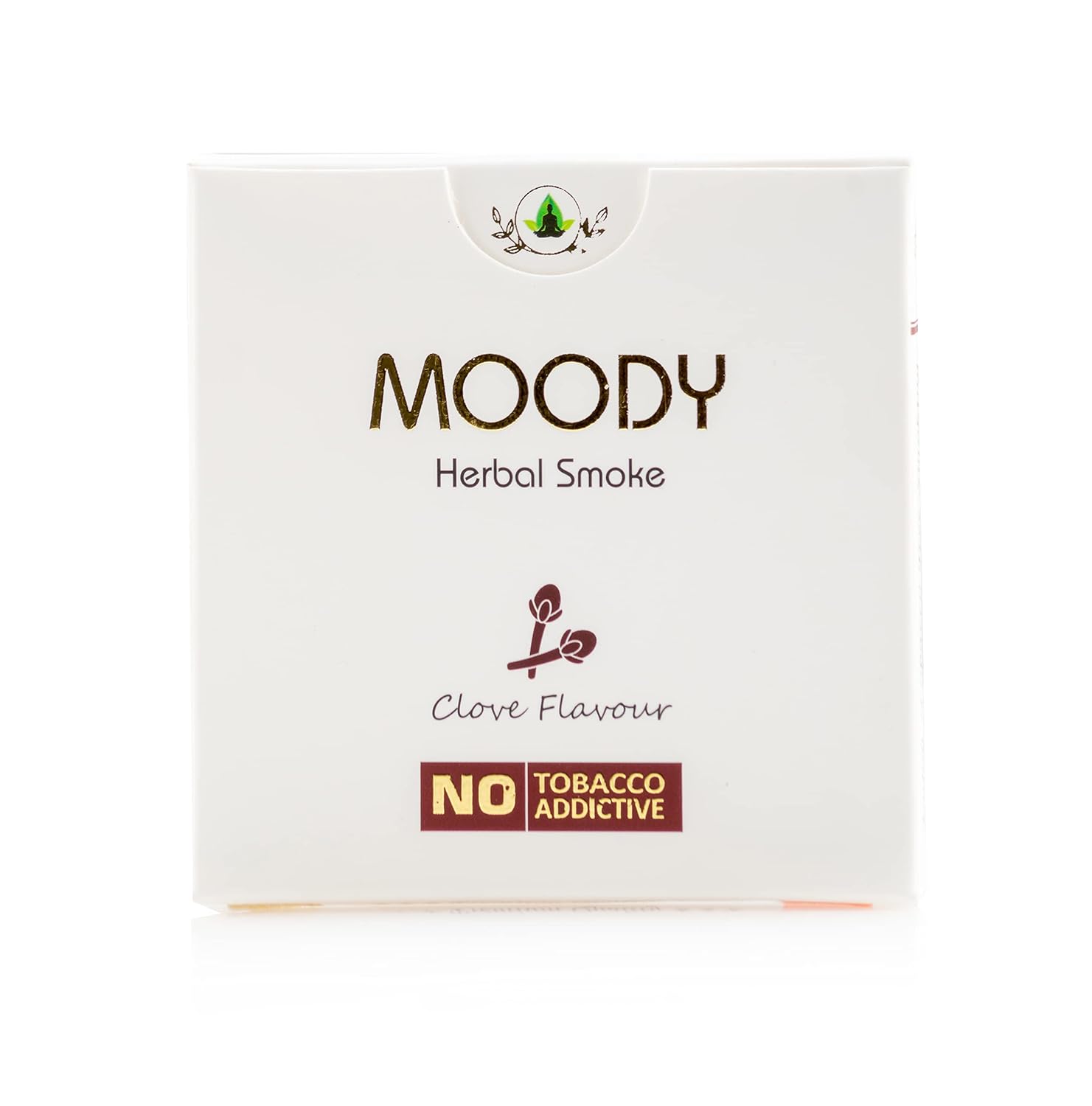 Aarogyam Herbals Moody Cigarette 100% Tobacco & Nicotine Free Smoke For Relieve Stress & Mood Enhance Of Smokers - 10 Sticks In Each Packet Clove Flavour 1 Packet
