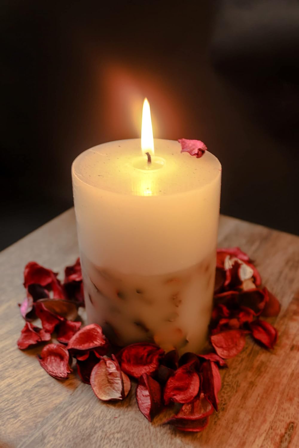 4INCH PILLAR POTPOURRI CANDLE | UNSCENTED | PACK OF 2 ?PARAFFIN WAX CANDLE