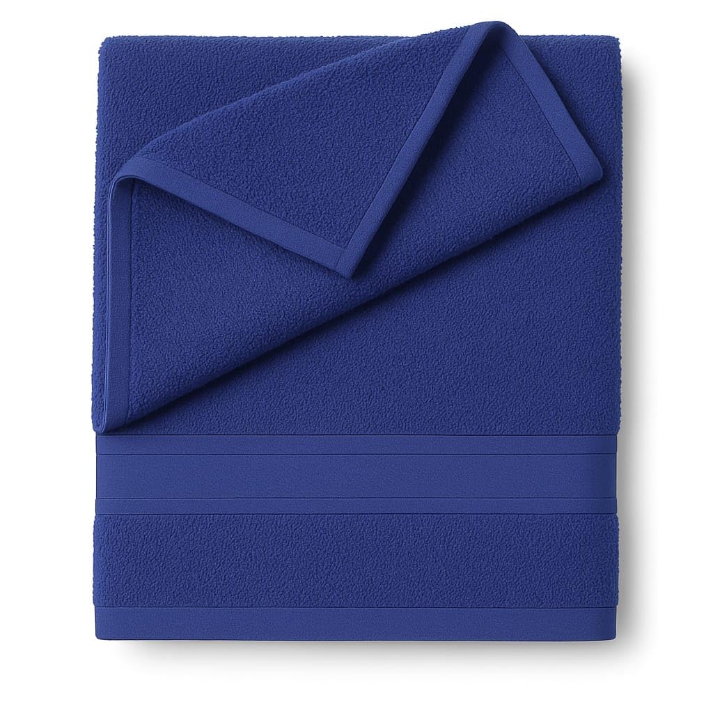 Premium Cotton Large Size Bath Towel 500 Gsm | Super Soft Absorbent, Quick Dry Towel (Royal Blue)