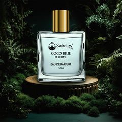 Sabates Coco Blue Eau De Parfum 50ml 1.6 Fl.oz. | Long Lasting Date Night Fragrance For Men