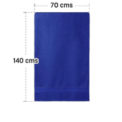 Premium Cotton Large Size Bath Towel 500 Gsm | Super Soft Absorbent, Quick Dry Towel (Royal Blue)