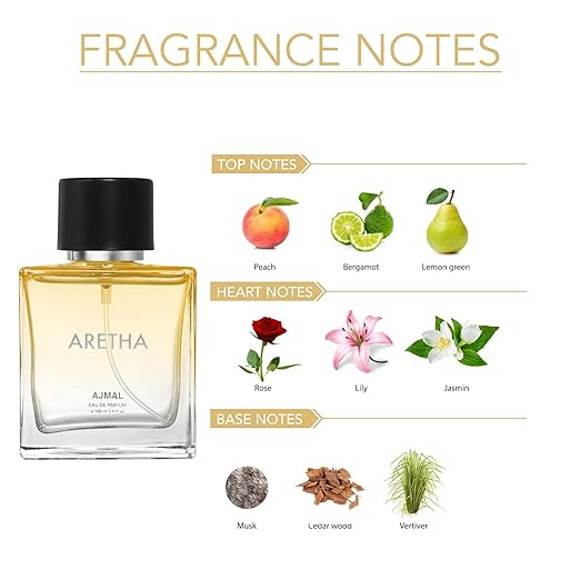 Ajmal Aretha Eau De Parfum For Women 50ml 1.6 Fl.oz. & Distraction Deodorant For Men & Women 200ml 6.7 Fl.oz.