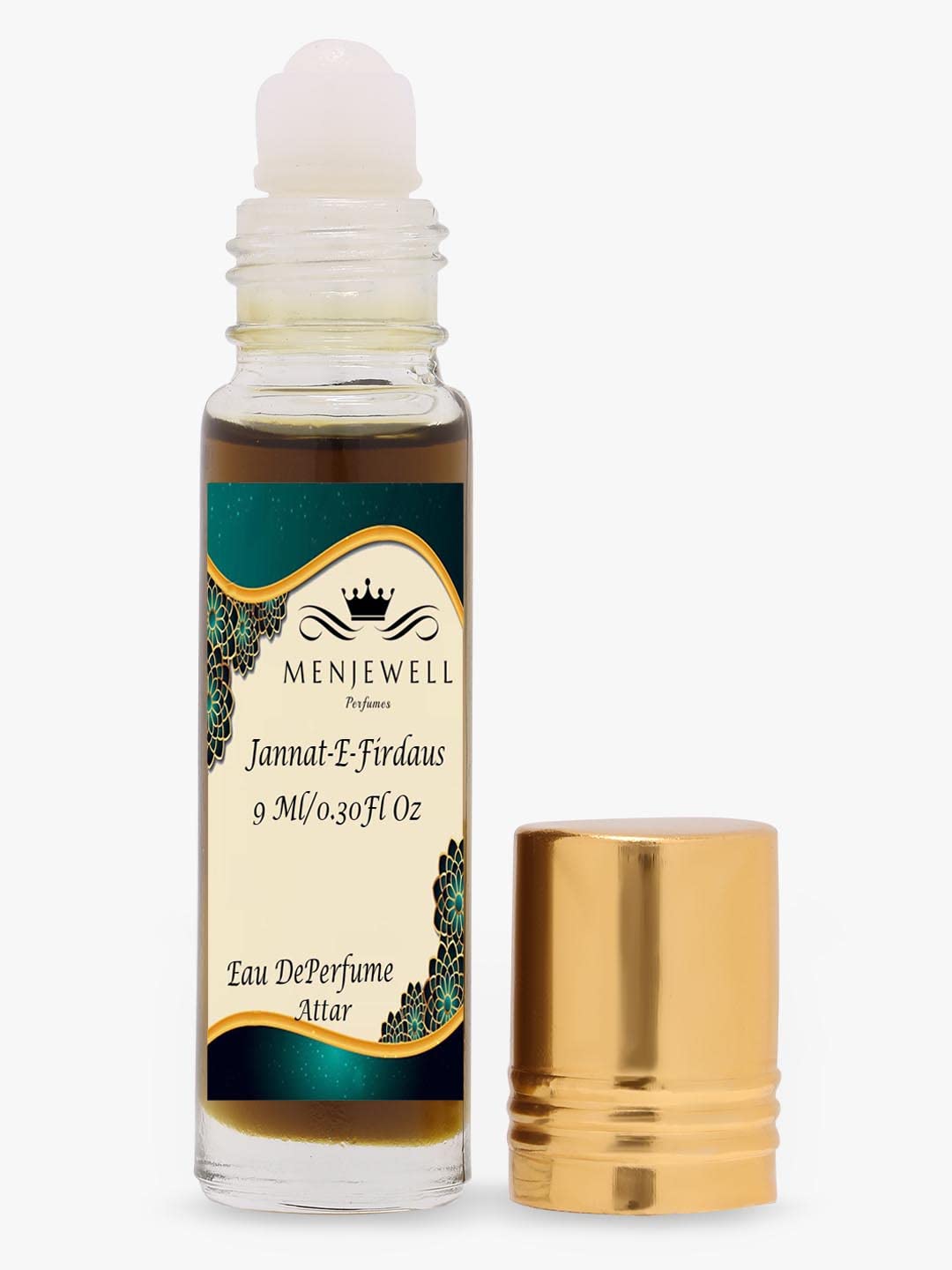 Menjewell Jannat-E-Firdaus Eau De Perfume Attar 9ml 0.3 Fl.oz. Unisex Fragrance | Long Lasting | Luxury Fragrance