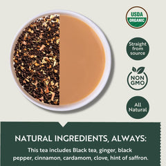 Luxmi Estates Chai Adda Barie Black Tea Pack Of 2 - 100gm Tin, 3.5 Ounce Each | USDA Certified Organic Masala Black Tea Blend - Indian Spice Chai Enriched With Cinnamon & Cardamom
