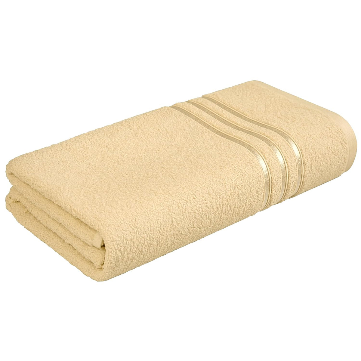 Swaursaha Premium Cotton Bath Towel 600 Gsm | Ultra Soft, Quick Dry, Super Absorbent Towel For Home, Spa, Gym & Travel (Beige)