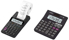Casio HR-8RC-BK 150 Steps Check & Correct Printing Calculator With Reprint Feature & Casio MJ-12D 150 Steps Check And Correct Desktop Calculator
