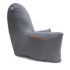 Backrest & Reading Pillow, Bed Support Pillow With High Armrests, Light Grey - X Large Size | 100% Cotton Removable Cover | For Back & Shoulder Support, Comfortable Pillow - Pack Of 1