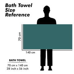 Urbanleaf Microfiber Large Bath Towel Quick Dry Super Absorbent Bath Towel | Towel For Bath, Travel, Gym, Beach, Pool & Yoga (Brown & Green)