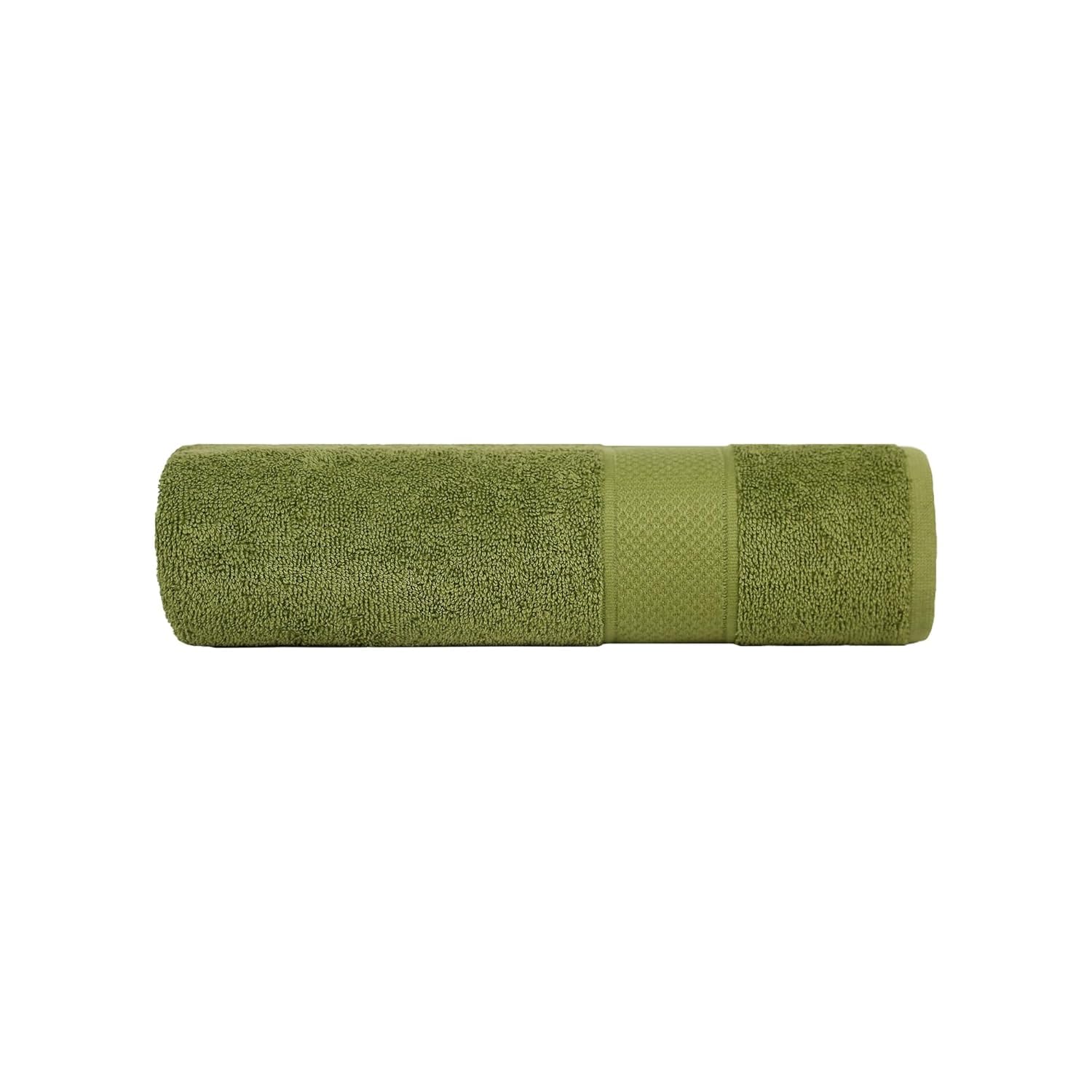 Lrsdaa A New 100% Cotton Bath Towels 500 Gsm | Super Absorbent & Soft Bath Towel For Men & Women (Green)
