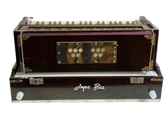 Folding Harmonium For Beginner - 3 1/2 Octaves, Total 42 Keys, Two Reeds (Base- Male), Instant Response Keyboard - No Lag Time