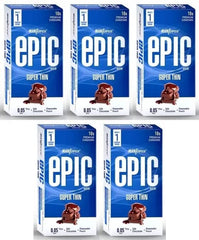 Manforce Epic Desire Super Thin Condoms For Men, Silk Chocolate Flavour, (10 Counts) X Pack Of 5