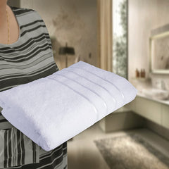 Monbest Urban Comfort Cotton Bath Towel 450 Gsm (White)