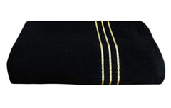 Kuber Industries Cotton Bath Towel 1600 Gsm | Super Soft, Fluffy, And Absorbent Perfect For Daily Use 100% Cotton Towels (Black)- 4 Pieces