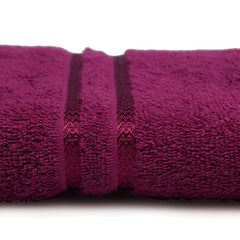 Welspun 100% Cotton Quick Dry Large Size Bath Towels 450 Gsm | Super Soft & High Absorbent Bath Towel For Men & Women | Urban Comfort - Magenta