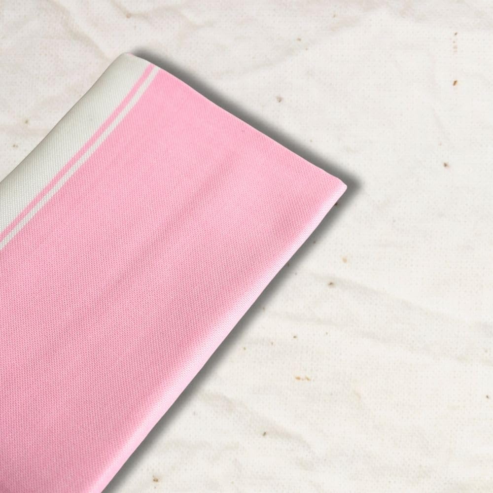 Aero Weav Ultra Lightweight Bamboo Bath Towel 200gsm | Compact, Portable & Less Than Skin-Friendly & Eco-Friendly Travel Towel (Baby Pink)
