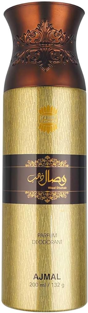 Ajmal Wisal Dhahab + Aurum Deodorant 200ml 6.7 Fl.oz. Each X2 & Aretha Eau De Parfum 50ml 1.6 Fl.oz. For Men & Women | Combo Of 3