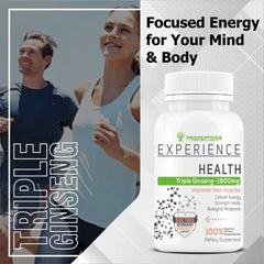 Propeptides Ginseng Capsules For Men With Korean Red Ginseng, Ashwagandha Powder Extract & Ginkgo Biloba To Boost Stamina, Energy, Focus & Good Health | 60 Capsules 100gm 0.2lbs
