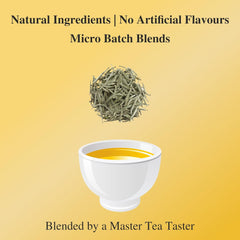 San-Cha Premier Cru Super White Tea - 75gm, 2.6 Ounce | Fresh, Sweet & Lush Organic Darjeeling Tea - Low Caffeine, Richest In Antioxidants