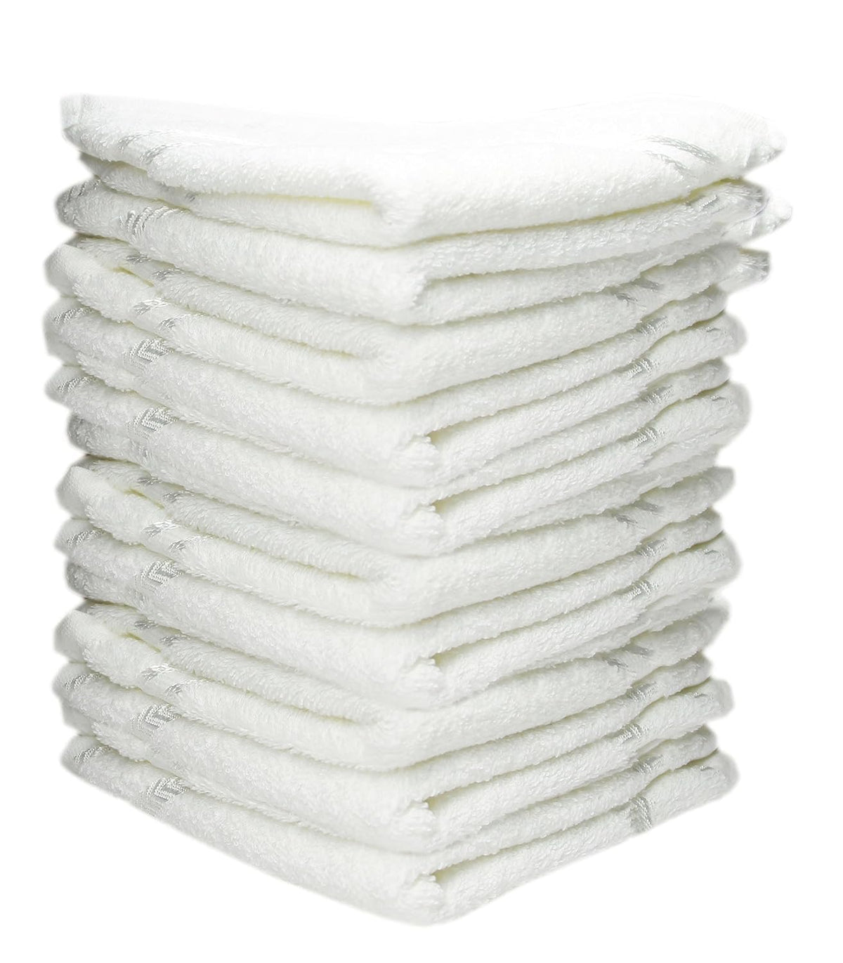 Space Fly Cotton Face Towels 900 Gsm | Soft & Absorbent Face Napkins For Daily Use | Multipurpose Small Towel | Set Of 6 (White)
