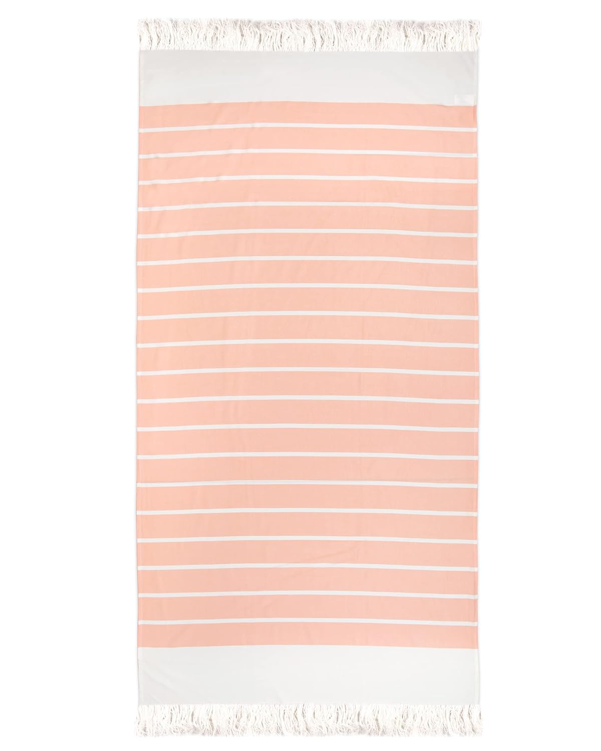 Mush 100% Bamboo Light Weight & Ultra-Compact Turkish Towel 290 Gsm | Super Soft, Absorbent, Quick Dry, Anti-Odor Bamboo Bath Towel (New Peach) 250 Tc