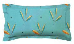 1 Single Bedsheets With 1 King Size Pillow Covers | Size - 60 X 90 Inches, Sea Green - Ideal For House, Bedroom, Guest Room, Vacation Home