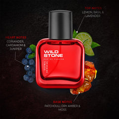 Wild Stone Ultra Sensual Eau De Parfum For Men 30ml 1.0 Fl.oz. | Long Lasting Fragrance
