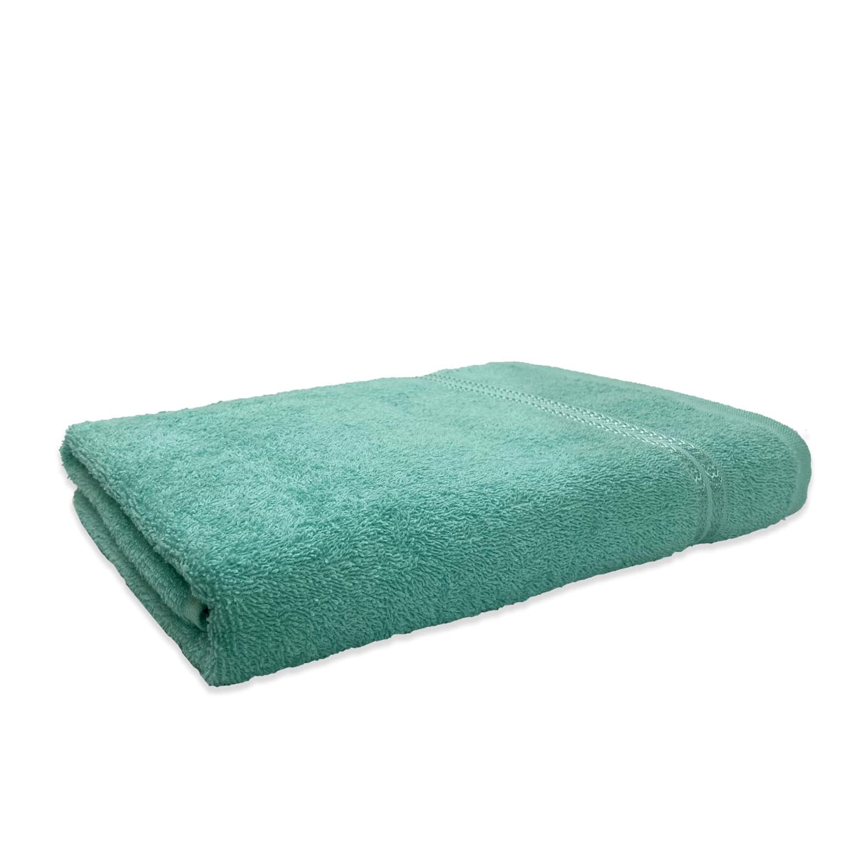 Spaces 100% Cotton Large Bath Towel 450 Gsm | Super Absorbent, Quick Dry, Ultra Soft Bath Towel | Dobby Solid Design (Mint)