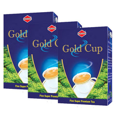 Duncans Fine Super Premium Gold Cup Tea - Pack Of 3 X 500gm, 17.6 Ounce Each | CTC Extra Strong Black Tea - Medium Caffeine Chai Patti