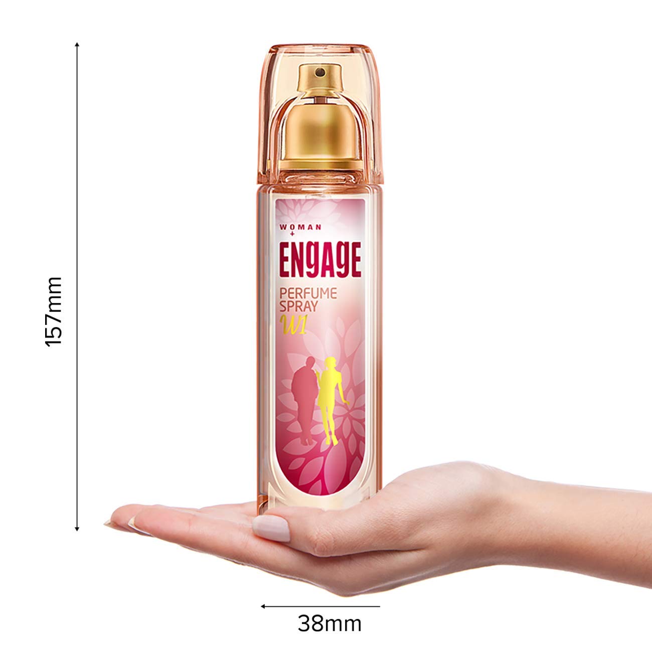 Engage W1 Perfume For Women | Fruity & Floral Fragrance Scent Skin Friendly Women Perfume 120ml 4 Fl.oz.