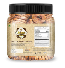 100% Natural Dried Afghani Anjeer By Om Banna 250gm, Jar Pack | Dried Figs Rich Source Of Fibre Calcium & Iron | Low In Calories Fat Free | 8.8 Ounce