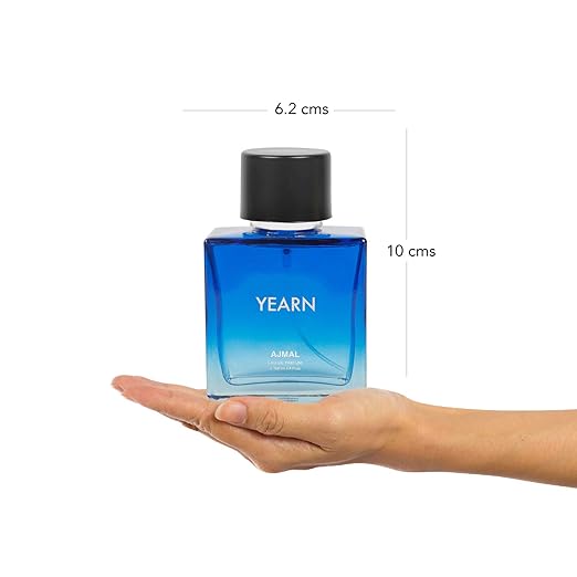 Ajmal Gift Set Of Yearn Eau De Parfum 100ml 3.4 Fl.oz. & Blu Deodrant 200ml 6.7 Fl.oz. For Men | Combo Of 2