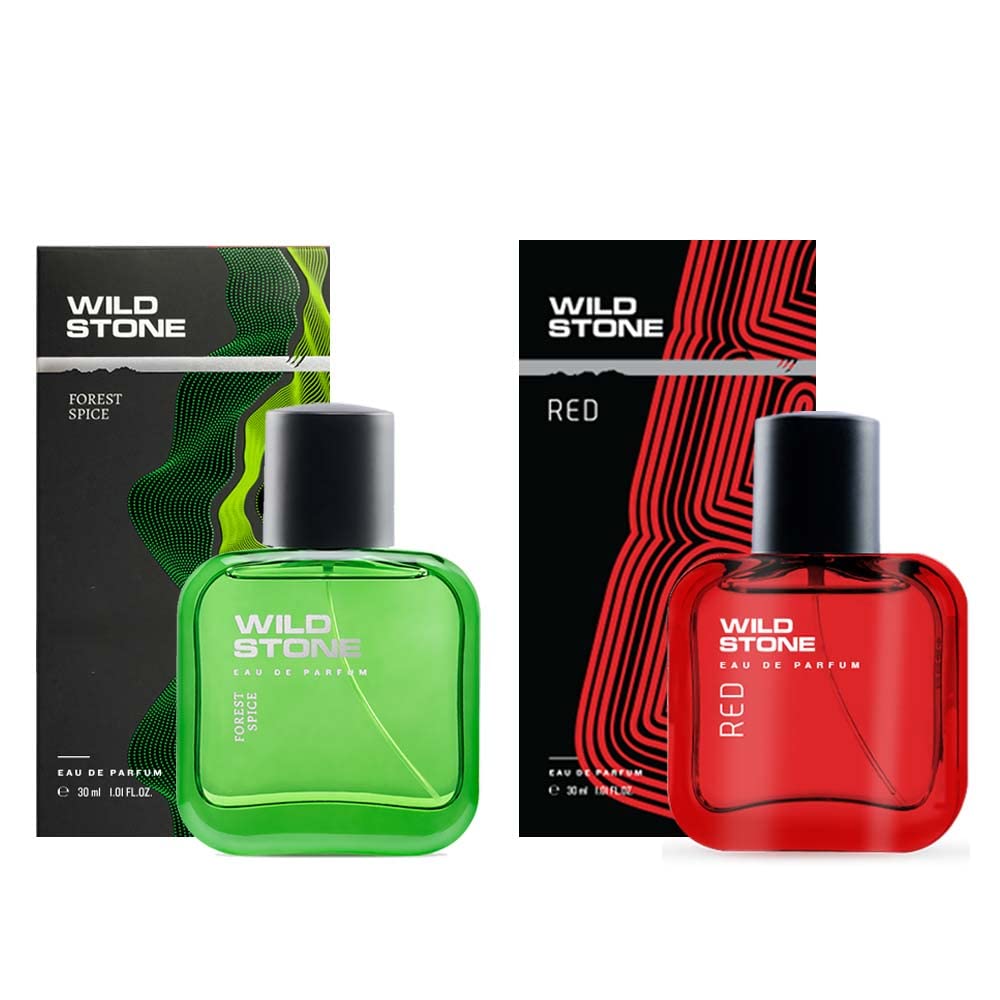 Wild Stone Forest Spice & Red Men Eau De Perfume 60ml 2.0 Fl.oz. | Long Lasting | Best Suited For Everyday