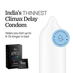 Formen Joymax Ultra Thin Delay Condoms For Men - 10 Count | Super Thin - 10 Count (Pack Of 2)