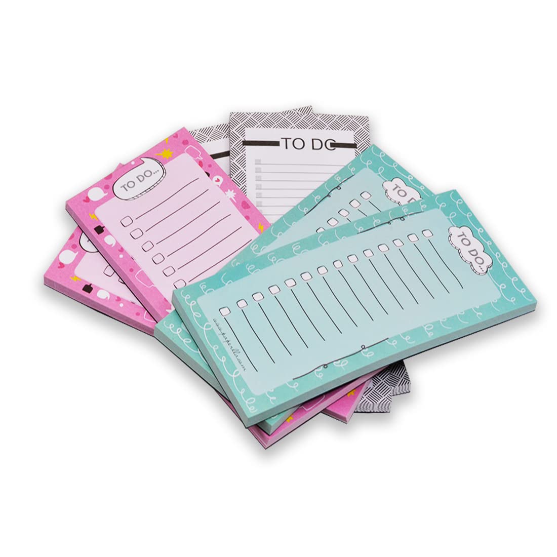 Weekly To Do List Notepads, Checklist, Priority & Follow Up Gift For Men & Women, Set Of 6