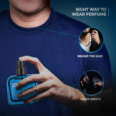 Wild Stone Hydra Energy Eau De Parfum 30ml 1.0 Fl.oz. | Perfect Gift For Special One | Long Lasting