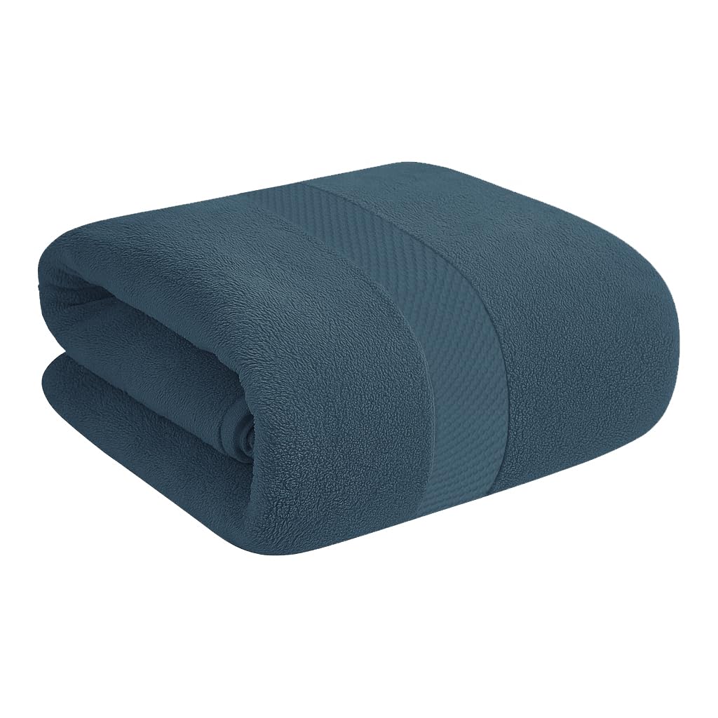 House Of Terry 100% Cotton Bath Towel 450 Gsm | Quick Dry, Soft & Absorbent, Fade-Resistant, Skin-Friendly For Men & Women Towel (Oslo Blue)