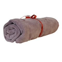 Hanker Ultra Luxury Large Size Plush Bath Towel 500 Gsm | Hearts Pattern Super, Very Soft On Skin, Luxurious Fabric, Pure Polyamide Bath Towel (Purple)