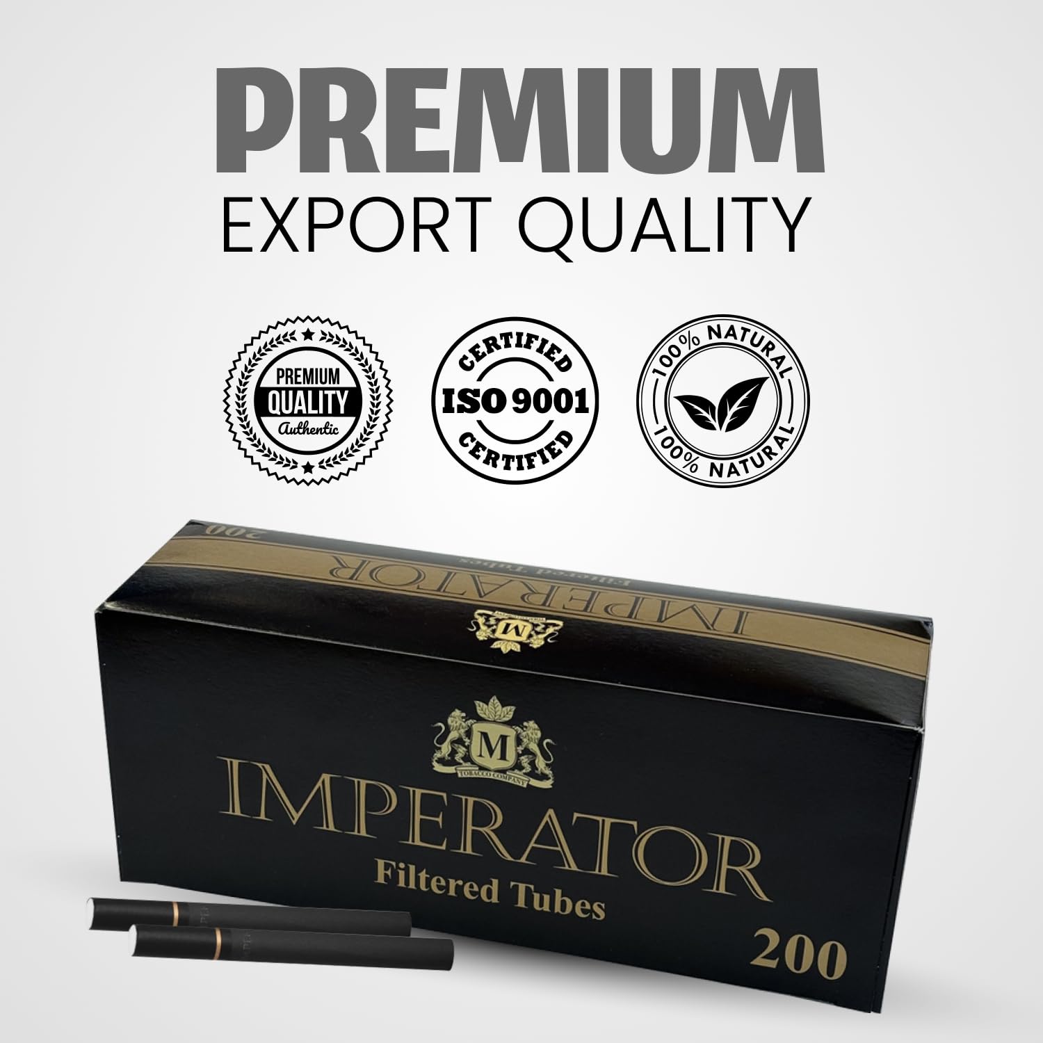 Natural & Ayurvedic Herbal Smoking Blend 1 Pack 1 Oz/ 30g Can With Seduce-Black-Tube 200 Tubes Per Box - Tobacco-Free & Nicotine-Free Smoking Mixture