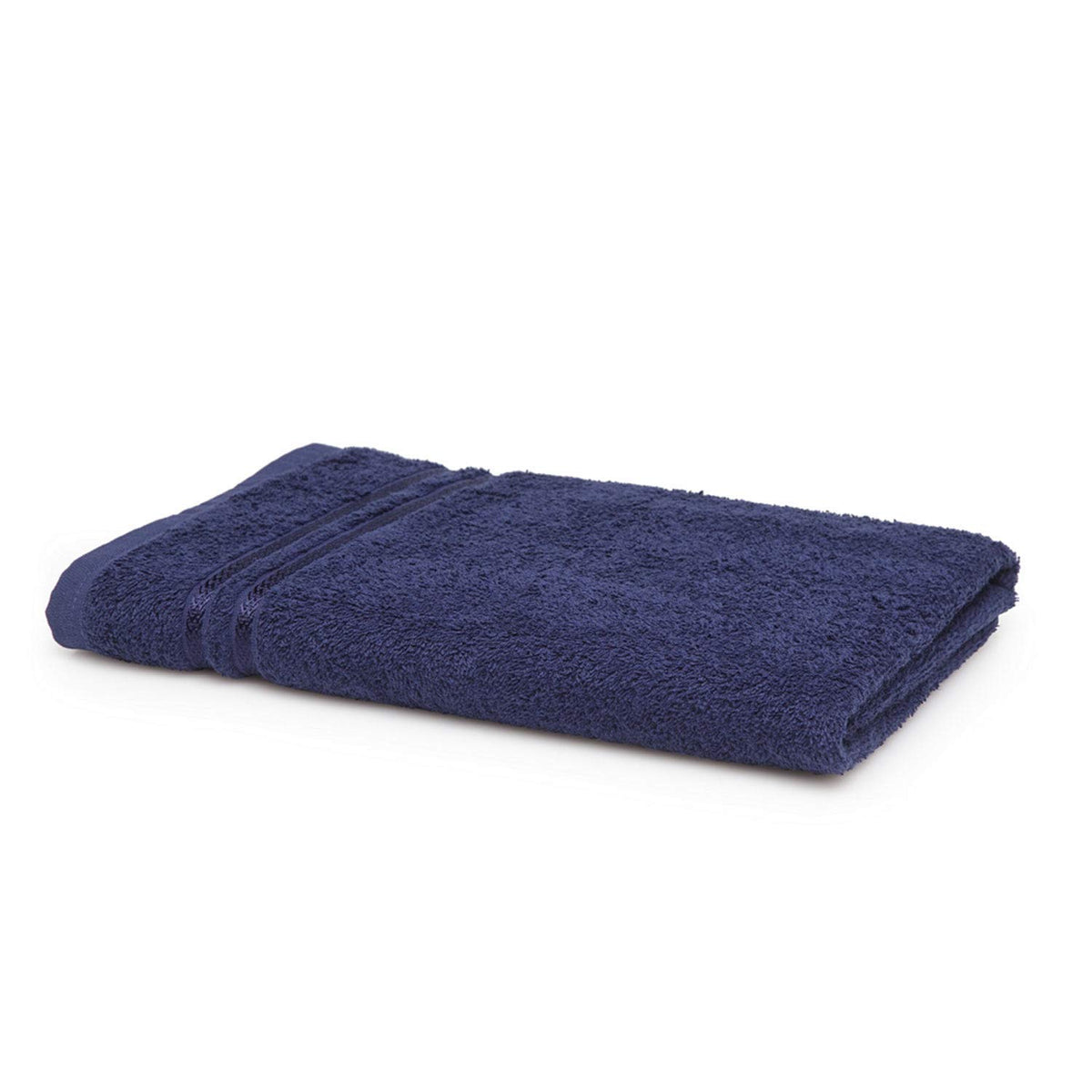 Welspun 100% Cotton Quick Dry Bath Towel 400 Gsm | High Absorbency Super Soft, Fast Drying Bath Towels (Dark Blue)