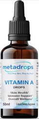 Metadrops Vitamin A Liquid Supplement - Retinyl Palmitate, 100 Sublingual Servings For Enhanced Absorption | 50gm 0.1lbs