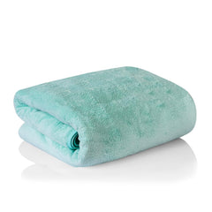 Cotton Bolls Textiles Premium Microfiber Bath Towel 400 Gsm | Ultra-Soft, Quick Dry Super Highly Absorbent, Superior Comfort, Durable & Elegant Design Towel (Mint Green)