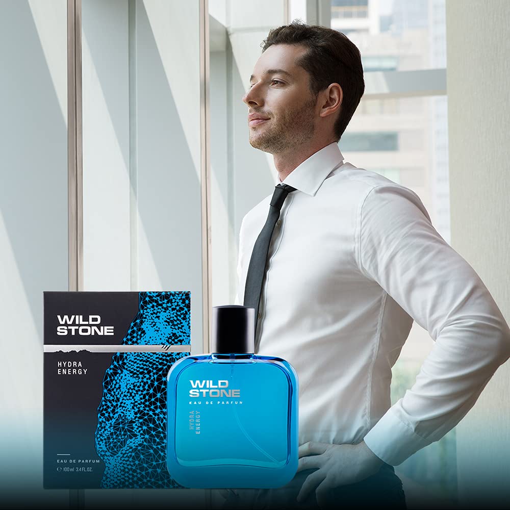 Wild Stone Hydra Energy Long Lasting Eau De Perfume For Men 30ml 1.0 Fl.oz. | Perfect Partywear Perfume