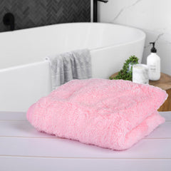 Kuber Industries Cleaning Towel 450 Gsm | Reusable Cleaning Cloths For Kitchen, Duster, Cleaning Towel (Light Pink) Pack Of 3