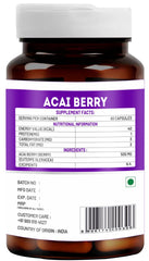 Vitawin Acai Berry For Healthy Skin & Antioxidants Supports, Ultimate Health & Nutrition Supplements, 500mg | Veg 60 Capsules 100gm 0.2lbs