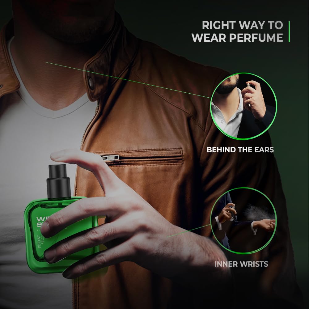 Wild Stone Forest Spice Body Spray Eau De Perfume 30ml 1.0 Fl.oz.| Long Lasting Men Fragrance